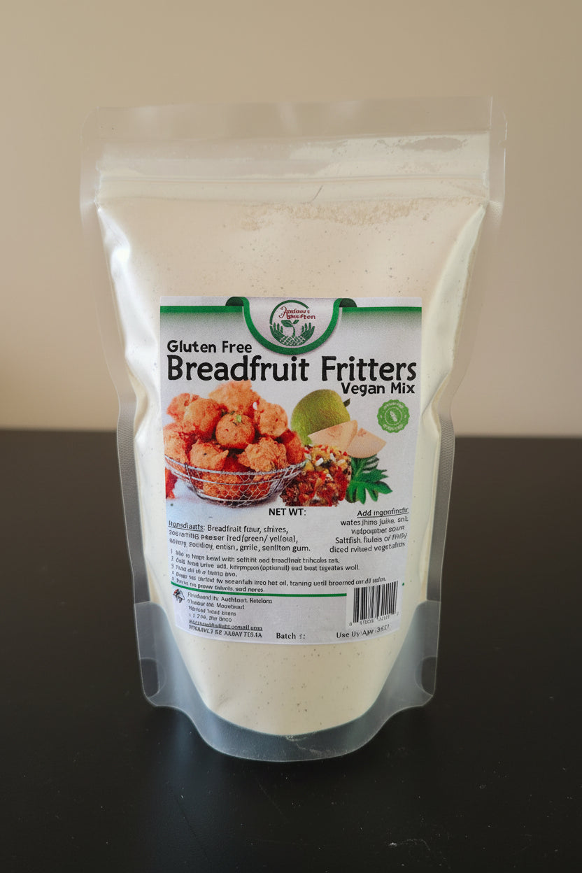 Andrina's Agro Farm Gluten Free Vegan Breadfruit Fritter Mix | Traditional Saint Lucian Recipe | Small Batch Caribbean Baking Mix