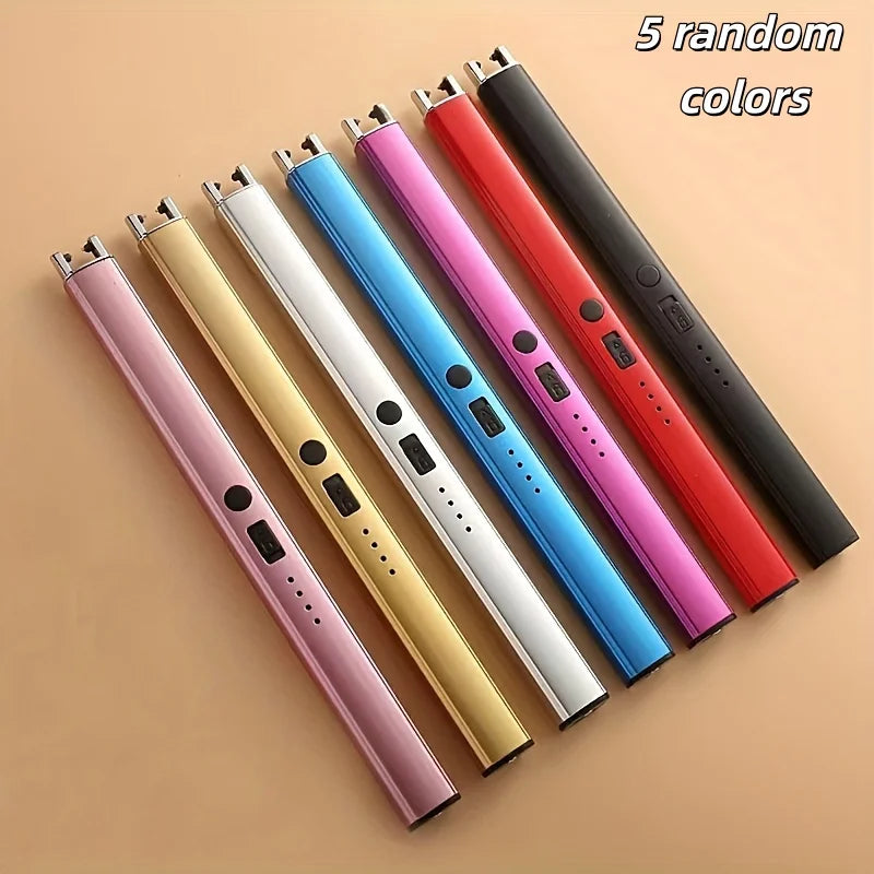 USB Rechargeable Electric Lighter for Kitchen & Outdoor Use