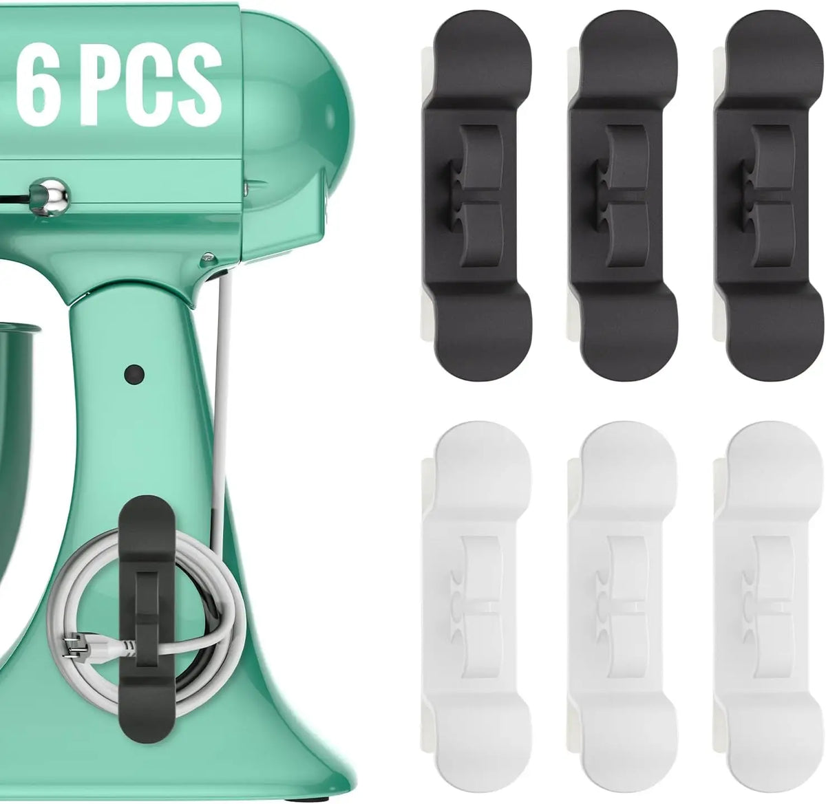 Kitchen Appliance Cord Organizer — For Air Fryer & More (Set of 6)