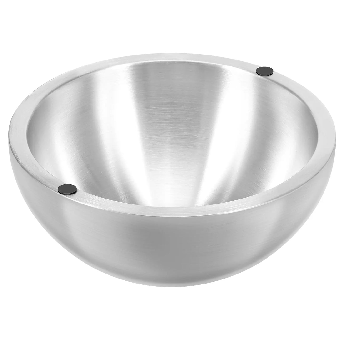 Stainless Steel Chilled Dip Bowl — Double-Walled Ice Cavity, Insulated