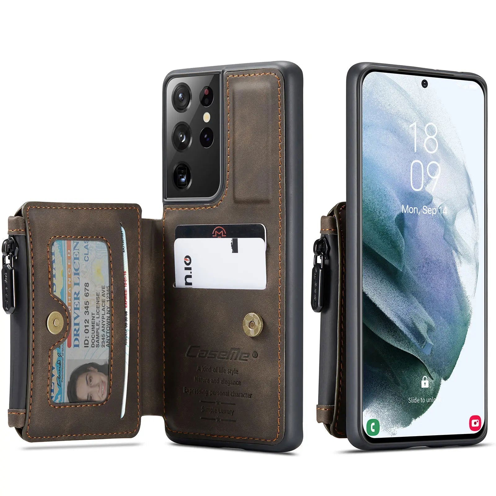 Wallet Case for Samsung Galaxy S21 Ultra - Kart It Up   -