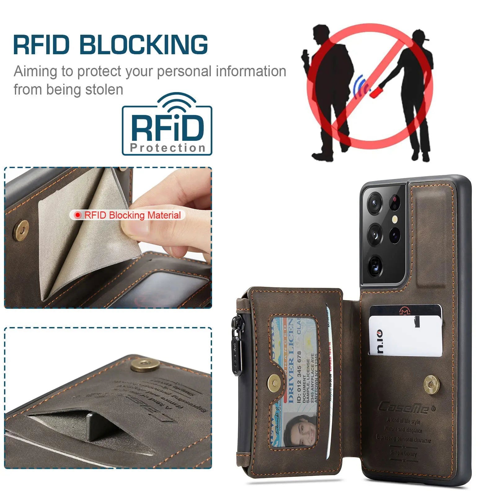 Wallet Case for Samsung Galaxy S21 Ultra - Kart It Up   -