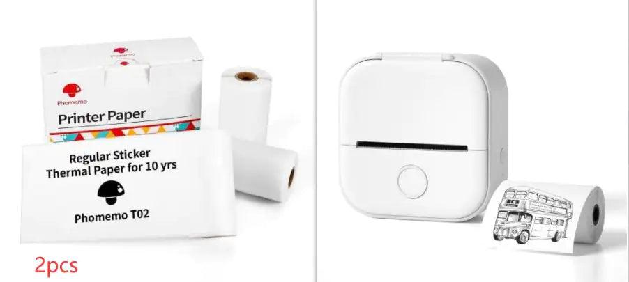 Portable Mini Thermal Label Printer - Kart It Up   - Portable Mini Thermal Label Printer - Kart It Up   -  - 