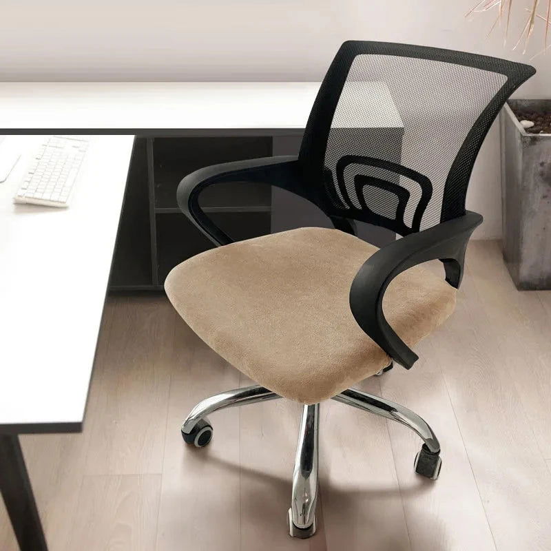 1Pc Velvet Office Chair Cover - Kart It Up   - 41280617840727 