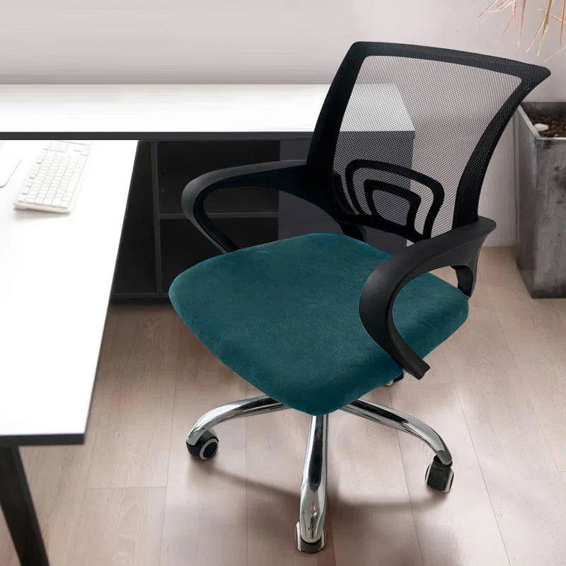 1Pc Velvet Office Chair Cover - Kart It Up   - 41280617873495 