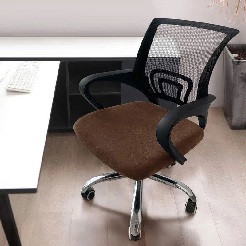 1Pc Velvet Office Chair Cover - Kart It Up   - 41280617906263 