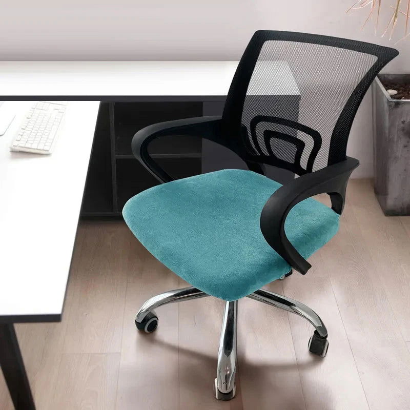 1Pc Velvet Office Chair Cover - Kart It Up   - 41280618004567 