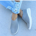 2024 New Trainers Breathable Women Sneakers Slip On Sock Woman Shoes Ladies Flat Shoes - Kart It Up   -  