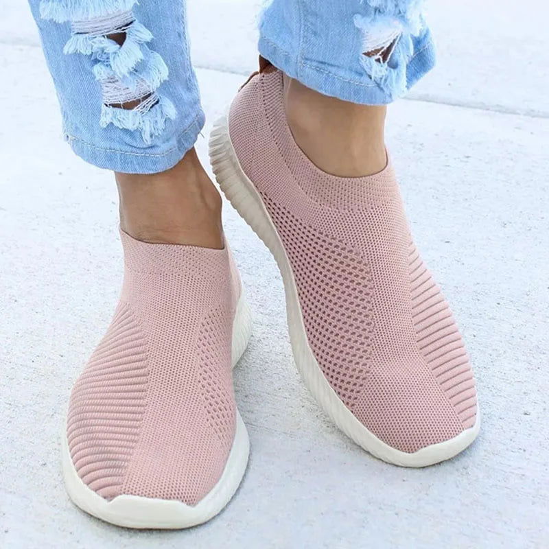 2024 New Trainers Breathable Women Sneakers Slip On Sock Woman Shoes Ladies Flat Shoes - Kart It Up   - 41280846954583|41280846987351|41280847020119|41280847478871|41280847511639|41280847609943|41280847642711|41280847675479|41280847708247 