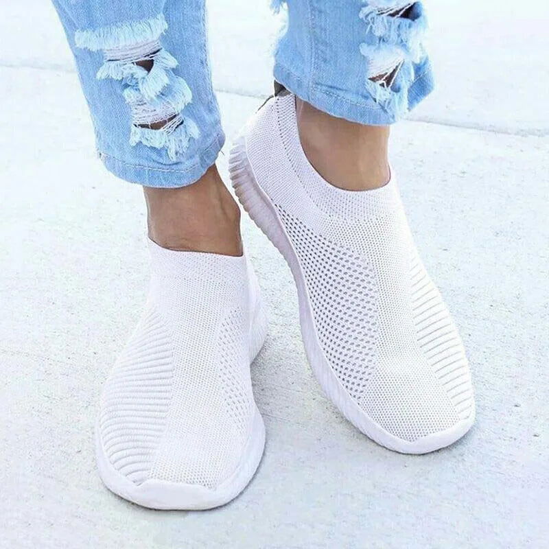 2024 New Trainers Breathable Women Sneakers Slip On Sock Woman Shoes Ladies Flat Shoes - Kart It Up   - 41280847315031|41280847347799|41280847380567|41280847413335|41280848003159|41280848035927|41280848068695|41280848134231|41280848265303 