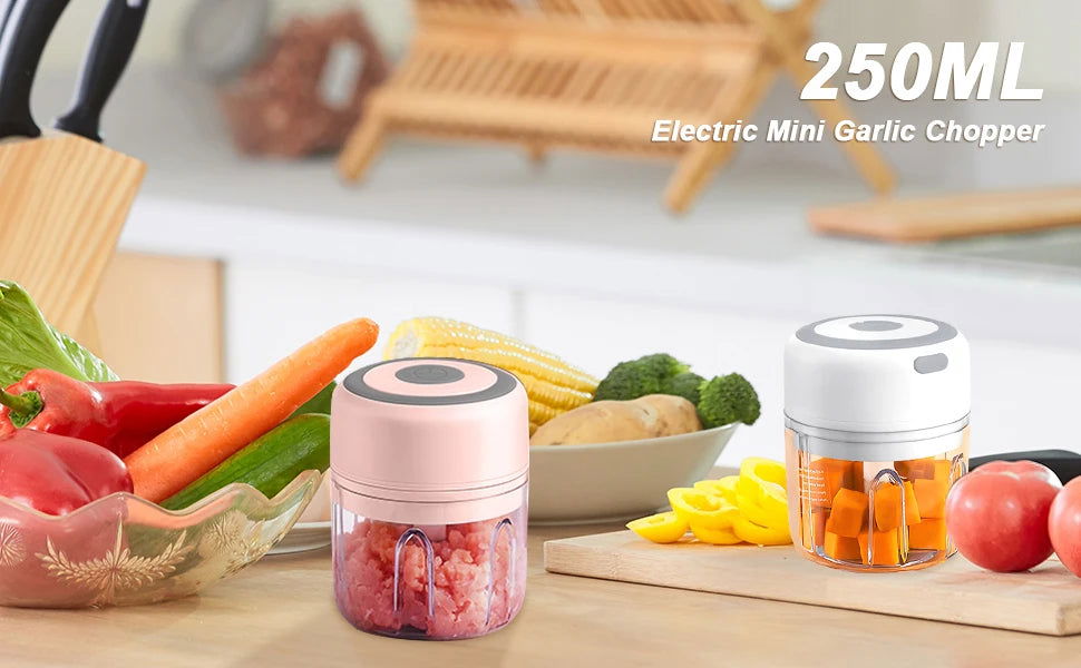 100/250mL Mini Electric Garlic Chopper - Kart It Up   - 100/250mL Mini Electric Garlic Chopper - Kart It Up   - 100/250mL Mini Electric Garlic Chopper - Kart It Up   - 100/250mL Mini Electric Garlic Chopper - Kart It Up  - 100/250mL Mini Electric Garlic Chopper - Kart It Up  -  -  