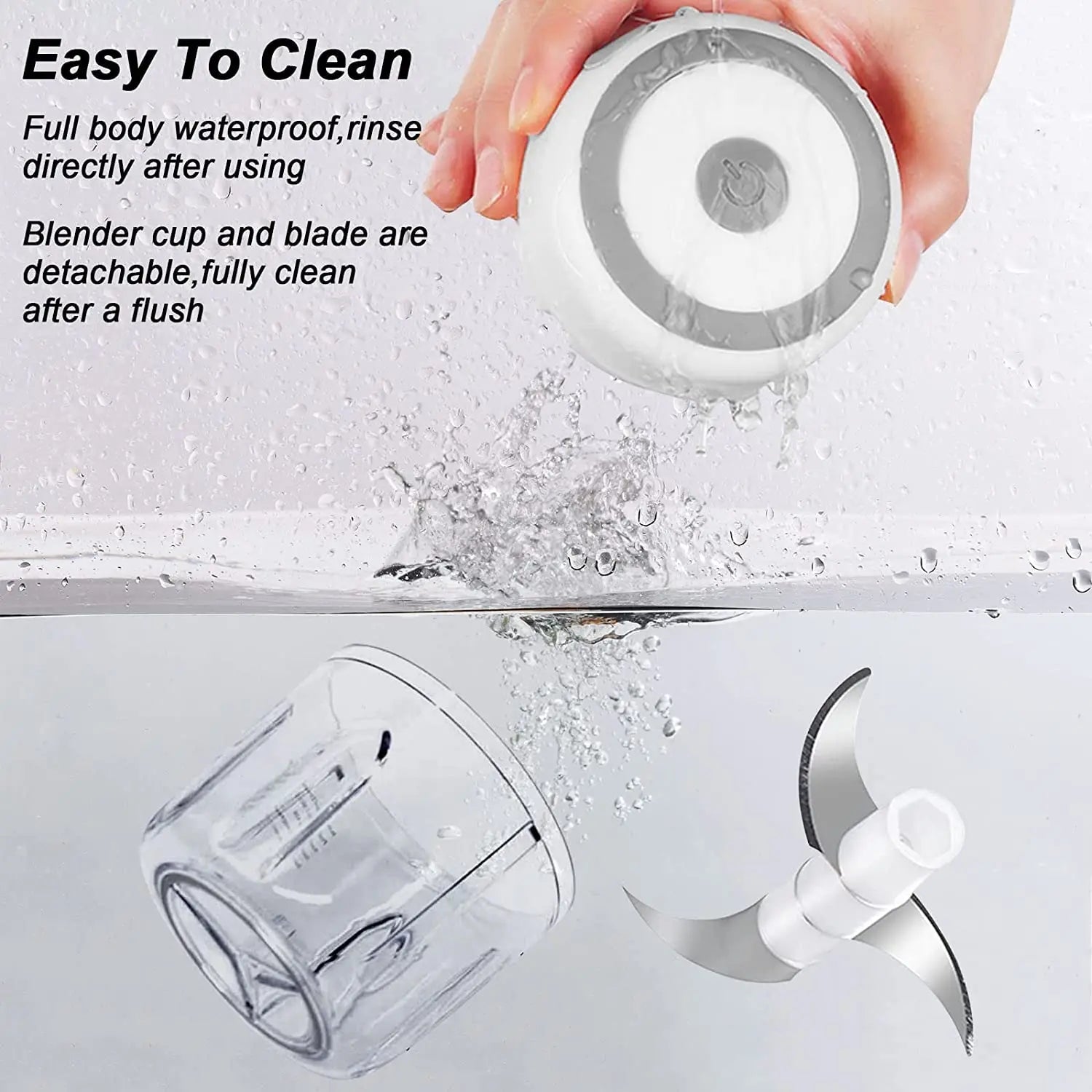 100/250mL Mini Electric Garlic Chopper - Kart It Up   - 100/250mL Mini Electric Garlic Chopper - Kart It Up   - 100/250mL Mini Electric Garlic Chopper - Kart It Up  - 100/250mL Mini Electric Garlic Chopper - Kart It Up  -  