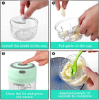 100/250mL Mini Electric Garlic Chopper - Kart It Up   - 100/250mL Mini Electric Garlic Chopper - Kart It Up   - 100/250mL Mini Electric Garlic Chopper - Kart It Up  - 100/250mL Mini Electric Garlic Chopper - Kart It Up  -  