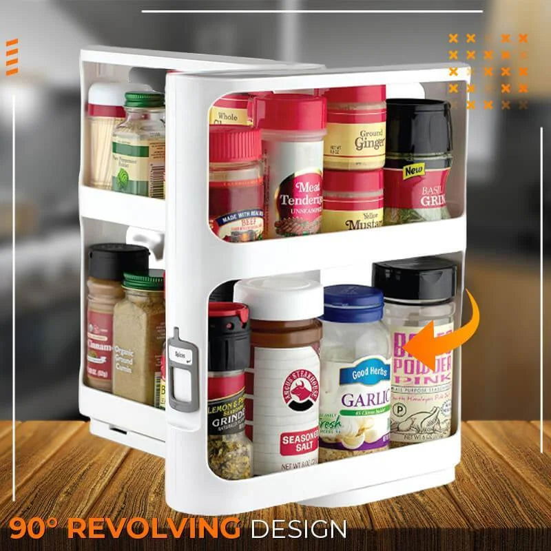 2Layer Multi-Function Rotate Spice Storage Rack - Kart It Up   - 2Layer Multi-Function Rotate Spice Storage Rack - Kart It Up   - 2Layer Multi-Function Rotate Spice Storage Rack - Kart It Up   - 2Layer Multi-Function Rotate Spice Storage Rack - Kart It Up  - 2Layer Multi-Function Rotate Spice Storage Rack - Kart It Up  -  -  