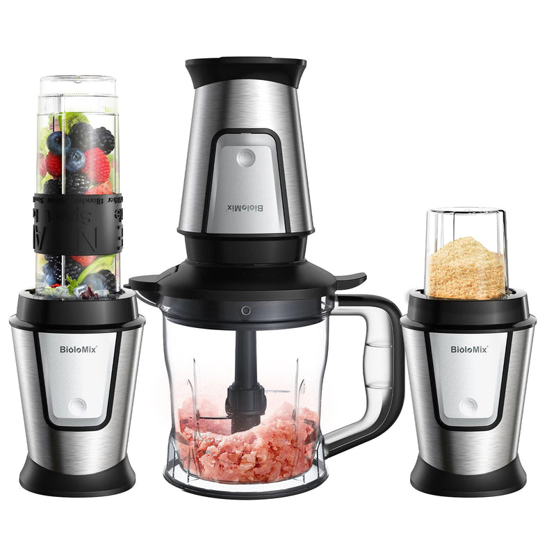 3-in-1 Multifunctional Food Processor 700W Portable Juicer Blender - Kart It Up   - 41280616890455|41280616923223 