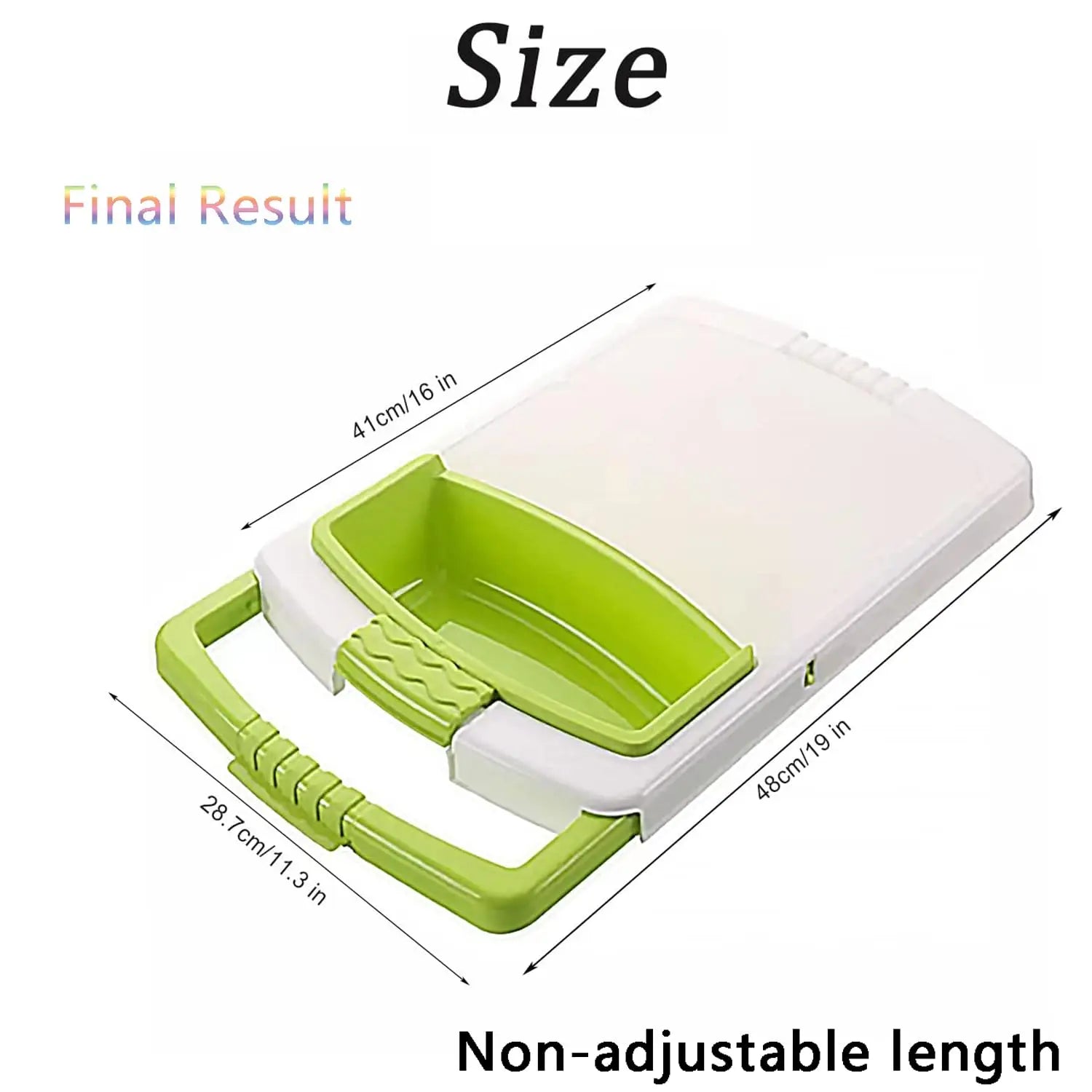 3 in 1 Kitchen Multifunction Sink Strainer Plastic Cutting Board Storage Basket Over Chopping with Containers Retractable Drain - Kart It Up   -  