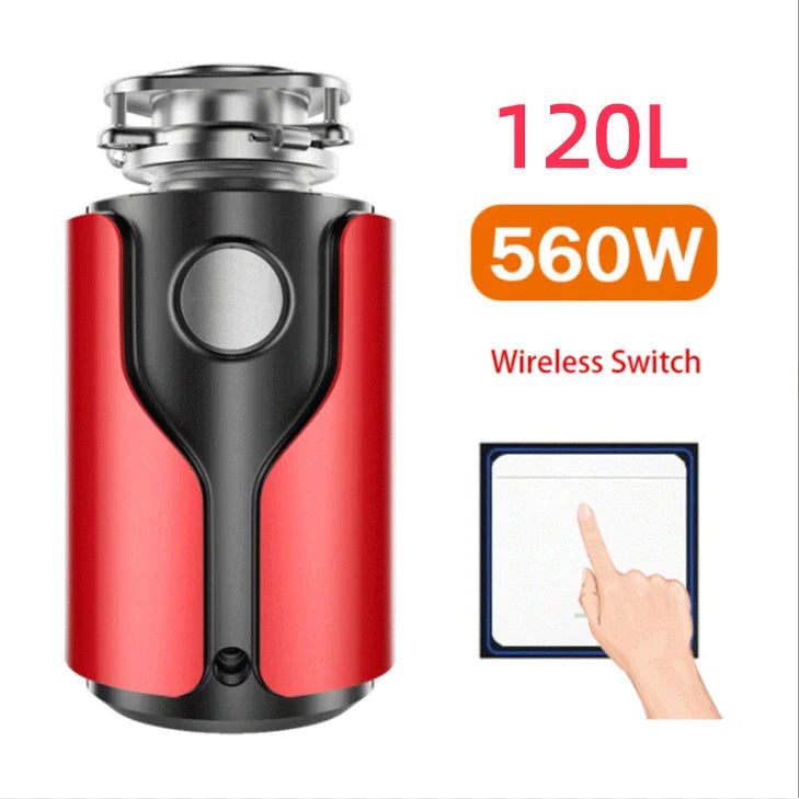 560W Food Waste Disposer 1200ml Capacity Food Crusher - Kart It Up   - 560W Food Waste Disposer 1200ml Capacity Food Crusher - Kart It Up   - 560W Food Waste Disposer 1200ml Capacity Food Crusher - Kart It Up  - 560W Food Waste Disposer 1200ml Capacity Food Crusher - Kart It Up  -  