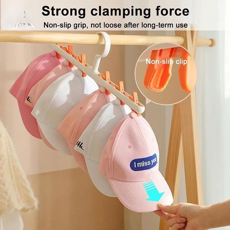 6 Clips Hats Socks Organizer Rack - Kart It Up   - 6 Clips Hats Socks Organizer Rack - Kart It Up   - 6 Clips Hats Socks Organizer Rack - Kart It Up   - 6 Clips Hats Socks Organizer Rack - Kart It Up  - 6 Clips Hats Socks Organizer Rack - Kart It Up  -  -  