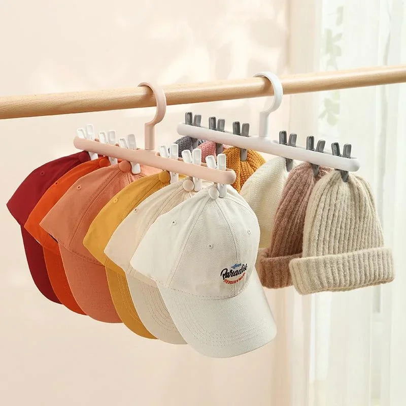 6 Clips Hats Socks Organizer Rack - Kart It Up   - 6 Clips Hats Socks Organizer Rack - Kart It Up   - 6 Clips Hats Socks Organizer Rack - Kart It Up  - 6 Clips Hats Socks Organizer Rack - Kart It Up  -  