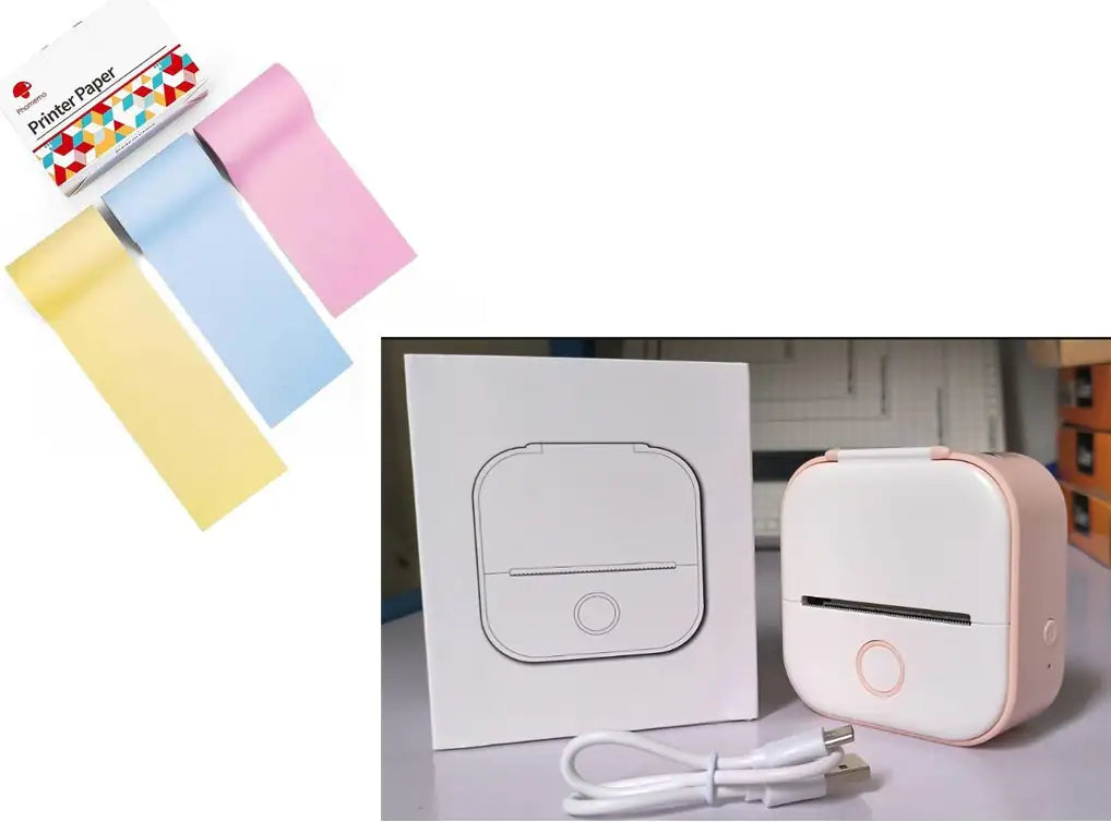 Portable Mini Thermal Label Printer - Kart It Up   - Portable Mini Thermal Label Printer - Kart It Up   -  - 