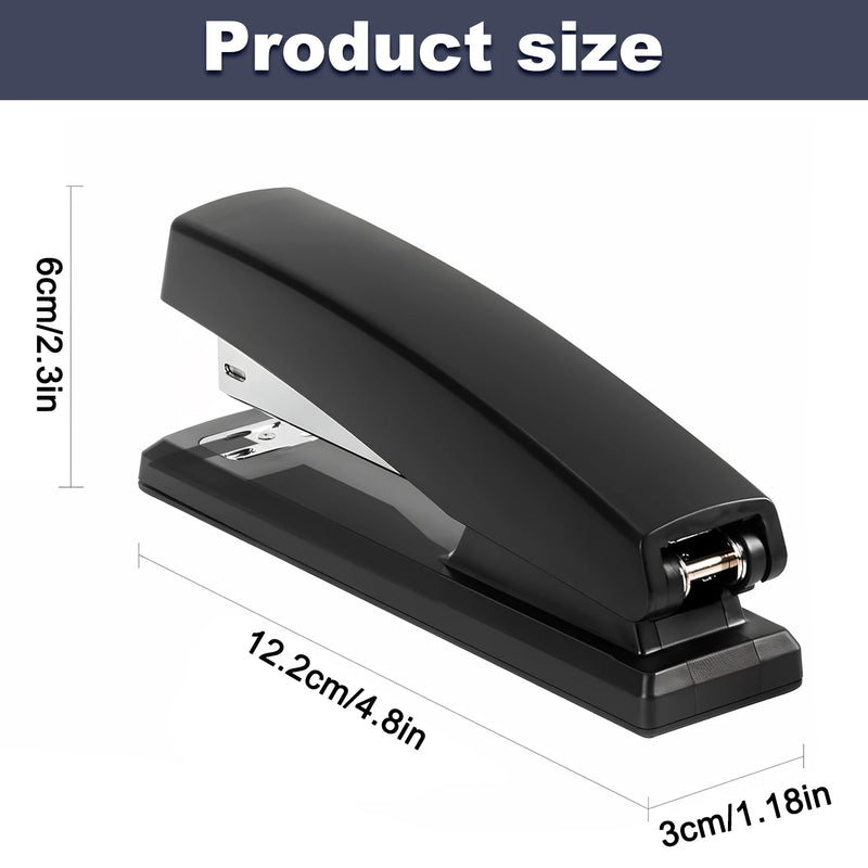 Stapler, Staplers For Desk, Stapler For Classroom, Office Stapler, With 1 Pcs Stapler Remover Puller, 1000 Pcs Staples 24/6mm.