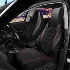 AUTOYOUTH PU Leather Front Car Seat Covers - Kart It Up   -  