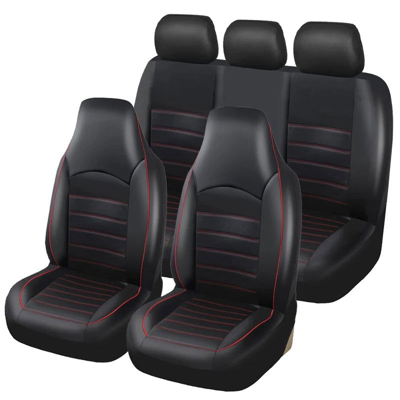 AUTOYOUTH PU Leather Front Car Seat Covers - Kart It Up   - 41280621346903 
