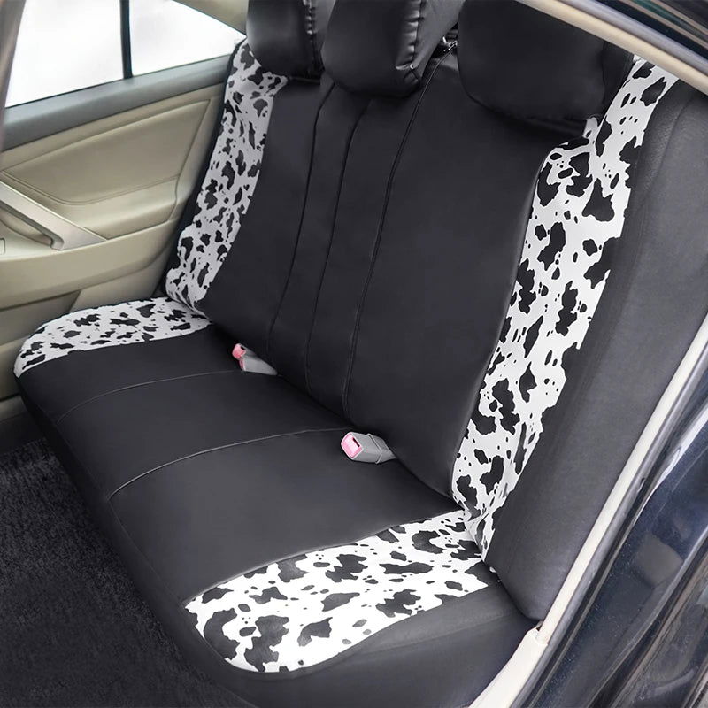 AUTO PLUS Universal Printing Faux Leather Car Seat Covers - Kart It Up   -  