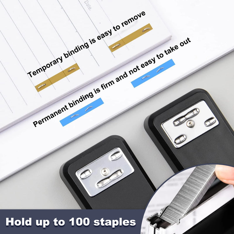 Stapler, Staplers For Desk, Stapler For Classroom, Office Stapler, With 1 Pcs Stapler Remover Puller, 1000 Pcs Staples 24/6mm.