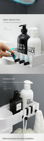 Bathroom Shelf Corner Shelves Shampoo Holder - Kart It Up   - Bathroom Shelf Corner Shelves Shampoo Holder - Kart It Up   - Bathroom Shelf Corner Shelves Shampoo Holder - Kart It Up  - Bathroom Shelf Corner Shelves Shampoo Holder - Kart It Up  -  