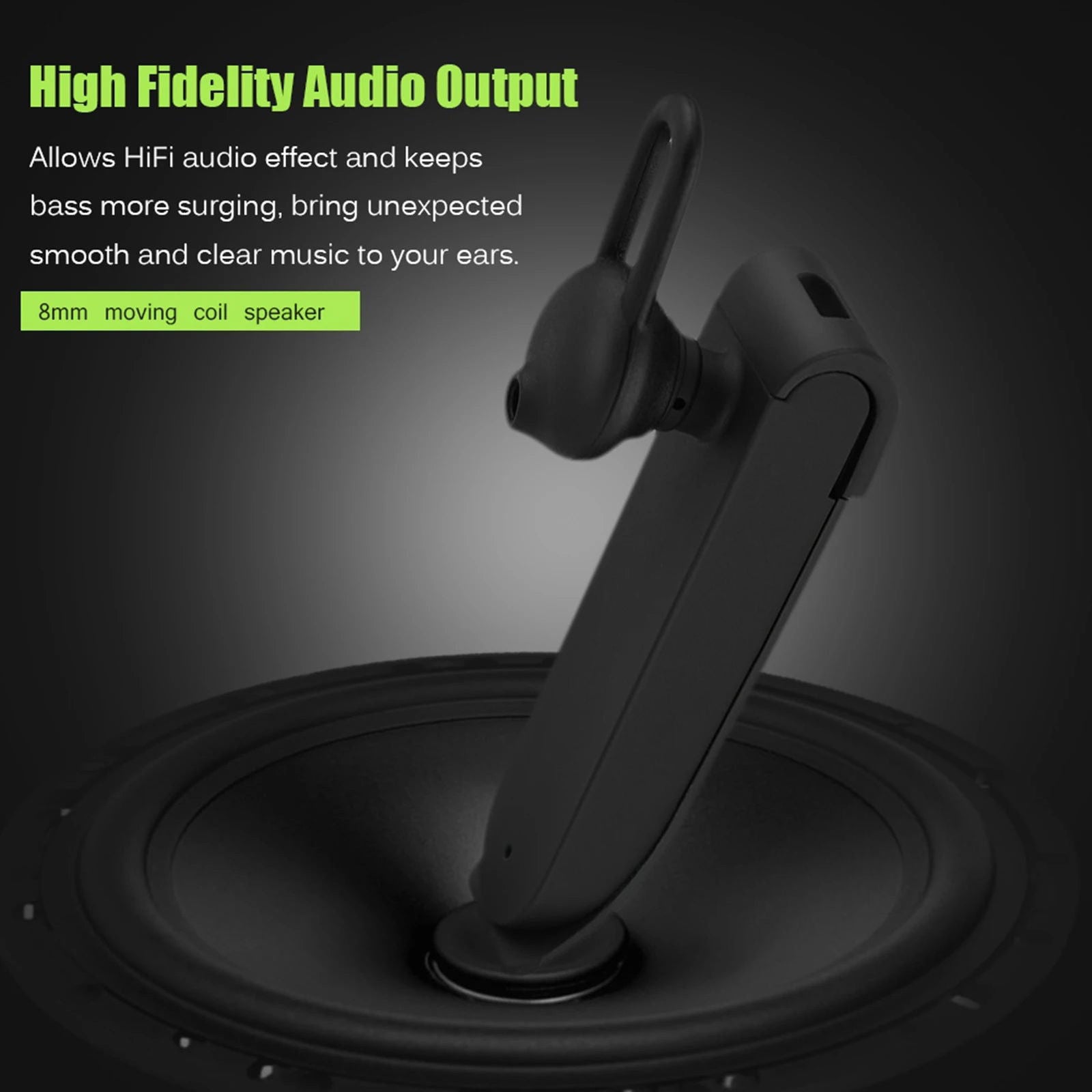 Bluetooth Wireless Earphone Portable Business Headphone - Kart It Up   -  
