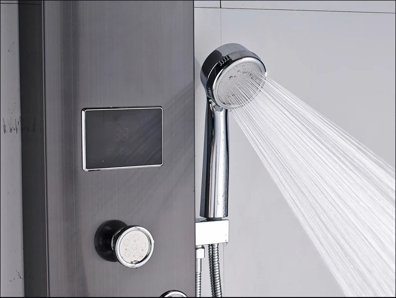 Brushed Nickel Bathroom Shower - Kart It Up   - Brushed Nickel Bathroom Shower - Kart It Up   - Brushed Nickel Bathroom Shower - Kart It Up  - Brushed Nickel Bathroom Shower - Kart It Up  -  