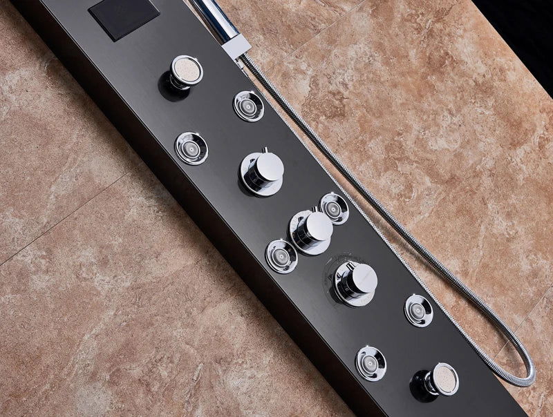 Brushed Nickel Bathroom Shower - Kart It Up   - Brushed Nickel Bathroom Shower - Kart It Up   - Brushed Nickel Bathroom Shower - Kart It Up  - Brushed Nickel Bathroom Shower - Kart It Up  -  