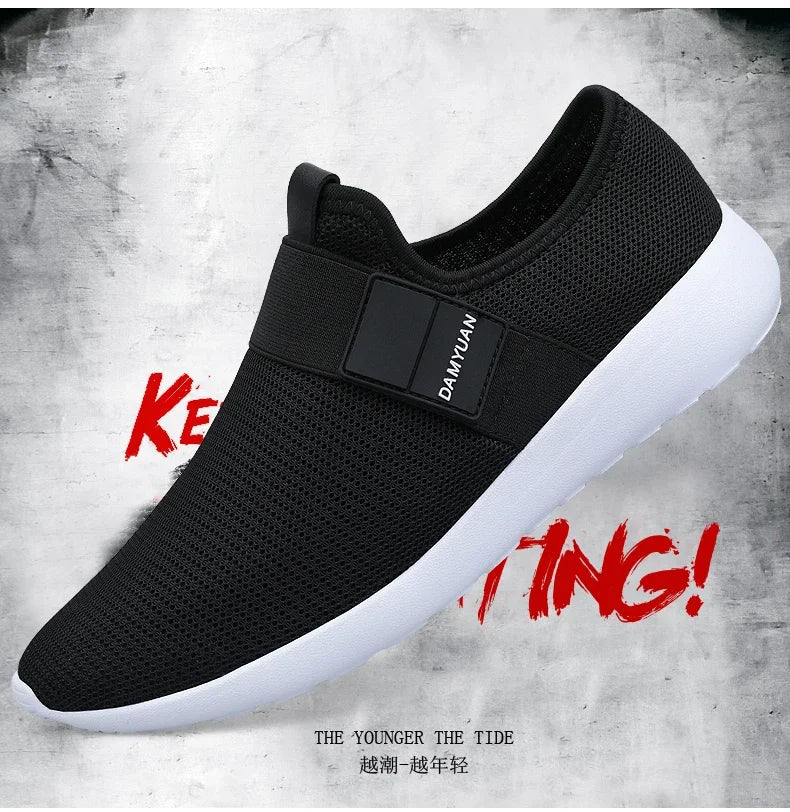 Damyuan Casual Plus Size Sneakers Ultralight Flat Loafers - Kart It Up   -  