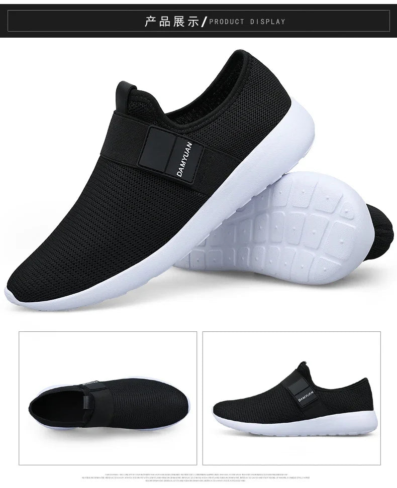 Damyuan Casual Plus Size Sneakers Ultralight Flat Loafers - Kart It Up   -  