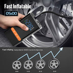 E-ACE Air Pump Inflator Portable Electric Wireless Mini Air Compressor - Kart It Up   -  