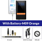 E-ACE Air Pump Inflator Portable Electric Wireless Mini Air Compressor - Kart It Up   - 41280612728919 