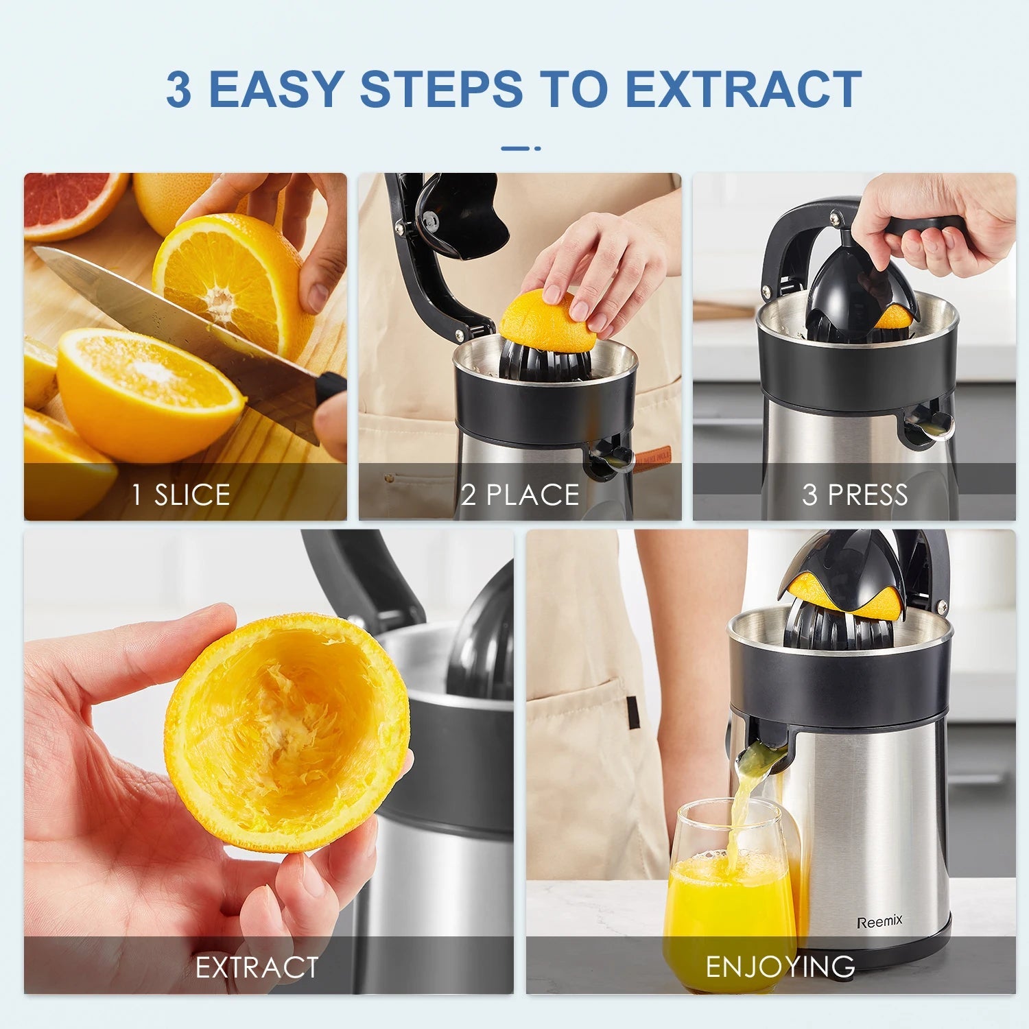 Electric Citrus Juicer Squeezer - Kart It Up   -  