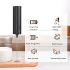 Electric Egg Beater Milk Drink Coffee Whisk Stirrer - Kart It Up   -  