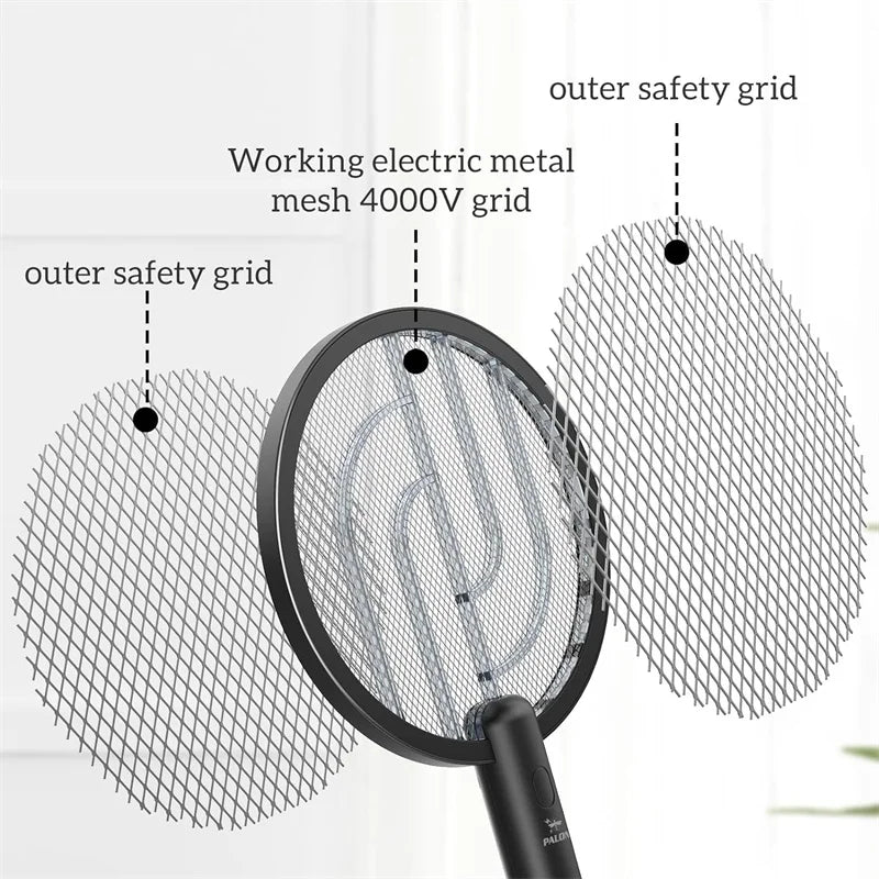 Electric Fly Swatter 4000V Bug Zapper - Kart It Up   -  
