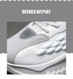 Fashion Outdoor Jogging Sports Shoes Mesh Breathable Cushioning Black Basket Running Shoes for Men - Kart It Up   -  