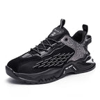 Fashion Outdoor Jogging Sports Shoes Mesh Breathable Cushioning Black Basket Running Shoes for Men - Kart It Up   - 41280834273367|41280834306135|41280834338903|41280834371671|41280834404439|41280834437207|41280834469975|41280834502743 