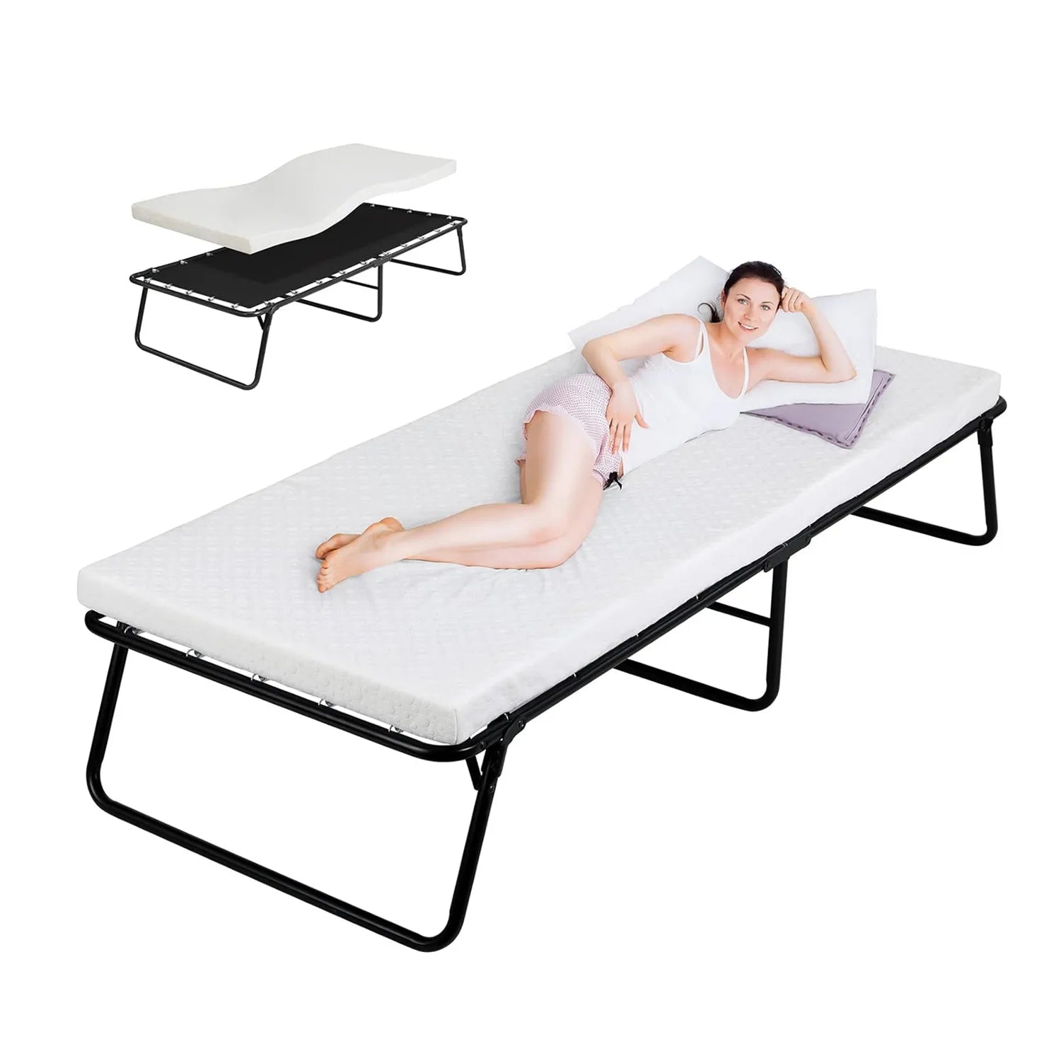 Folding Bed With Memory Foam Mattress - Kart It Up   - Folding Bed With Memory Foam Mattress - Kart It Up   - Folding Bed With Memory Foam Mattress - Kart It Up   - Folding Bed With Memory Foam Mattress - Kart It Up   - Folding Bed With Memory Foam Mattress - Kart It Up   - Folding Bed With Memory Foam Mattress - Kart It Up   - Folding Bed With Memory Foam Mattress - Kart It Up   - Folding Bed With Memory Foam Mattress - Kart It Up  - Folding Bed With Memory Foam Mattress - Kart It Up  - 