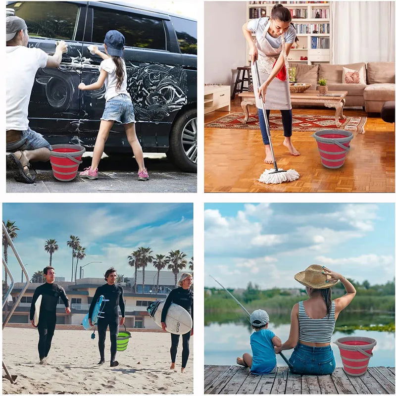 Folding Silicone Bucket Portable Outdoor Fishing Car - Kart It Up   - Folding Silicone Bucket Portable Outdoor Fishing Car - Kart It Up   - Folding Silicone Bucket Portable Outdoor Fishing Car - Kart It Up   - Folding Silicone Bucket Portable Outdoor Fishing Car - Kart It Up  - Folding Silicone Bucket Portable Outdoor Fishing Car - Kart It Up  -  