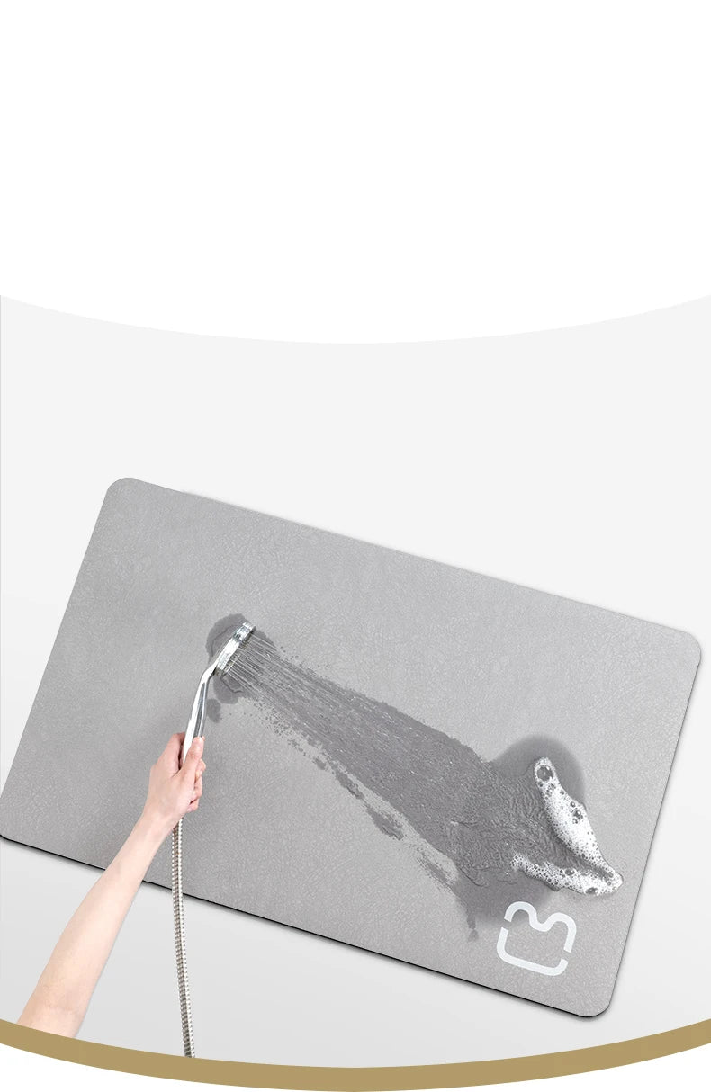 Foot Mat Diatomite Bath Mat Stone Bathroom Rug - Kart It Up   - Foot Mat Diatomite Bath Mat Stone Bathroom Rug - Kart It Up   - Foot Mat Diatomite Bath Mat Stone Bathroom Rug - Kart It Up  - Foot Mat Diatomite Bath Mat Stone Bathroom Rug - Kart It Up  -  