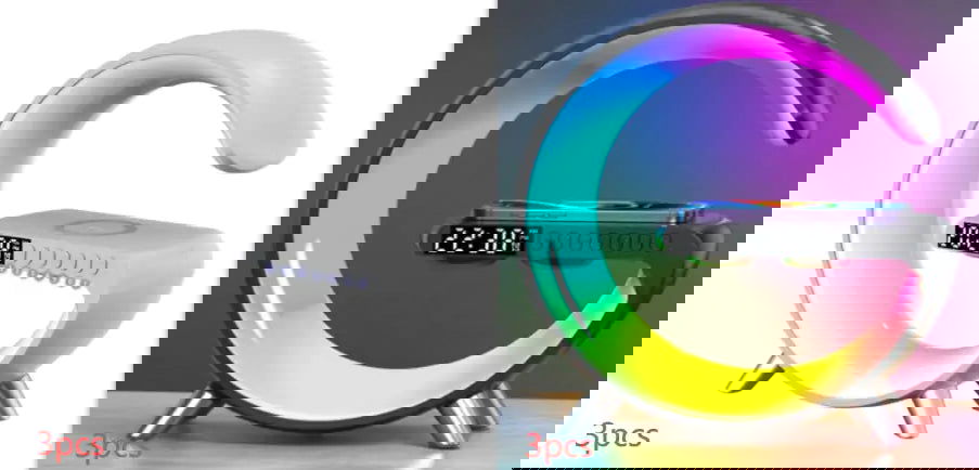 G Shaped LED Lamp, Bluetooth Speaker and Wireless Charger - Kart It Up   - G Shaped LED Lamp, Bluetooth Speaker and Wireless Charger - Kart It Up   - G Shaped LED Lamp, Bluetooth Speaker and Wireless Charger - Kart It Up   - G Shaped LED Lamp, Bluetooth Speaker and Wireless Charger - Kart It Up   - G Shaped LED Lamp, Bluetooth Speaker and Wireless Charger - Kart It Up  - G Shaped LED Lamp, Bluetooth Speaker and Wireless Charger - Kart It Up  - 
