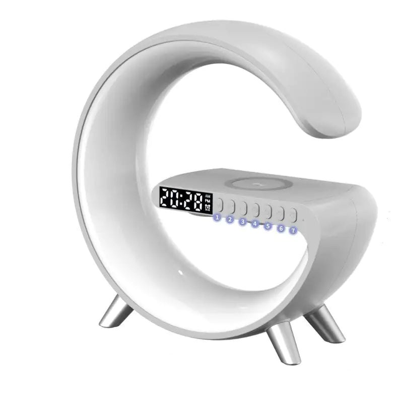 G Shaped LED Lamp, Bluetooth Speaker and Wireless Charger - Kart It Up   - G Shaped LED Lamp, Bluetooth Speaker and Wireless Charger - Kart It Up   - G Shaped LED Lamp, Bluetooth Speaker and Wireless Charger - Kart It Up   - G Shaped LED Lamp, Bluetooth Speaker and Wireless Charger - Kart It Up  - G Shaped LED Lamp, Bluetooth Speaker and Wireless Charger - Kart It Up  -  