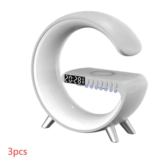 G Shaped LED Lamp, Bluetooth Speaker and Wireless Charger - Kart It Up   - G Shaped LED Lamp, Bluetooth Speaker and Wireless Charger - Kart It Up   - G Shaped LED Lamp, Bluetooth Speaker and Wireless Charger - Kart It Up   - G Shaped LED Lamp, Bluetooth Speaker and Wireless Charger - Kart It Up  - G Shaped LED Lamp, Bluetooth Speaker and Wireless Charger - Kart It Up  -  