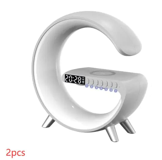 G Shaped LED Lamp, Bluetooth Speaker and Wireless Charger - Kart It Up   - G Shaped LED Lamp, Bluetooth Speaker and Wireless Charger - Kart It Up   - G Shaped LED Lamp, Bluetooth Speaker and Wireless Charger - Kart It Up   - G Shaped LED Lamp, Bluetooth Speaker and Wireless Charger - Kart It Up  - G Shaped LED Lamp, Bluetooth Speaker and Wireless Charger - Kart It Up  -  