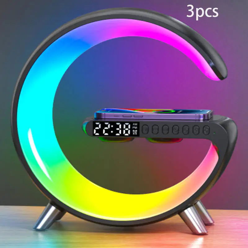 G Shaped LED Lamp, Bluetooth Speaker and Wireless Charger - Kart It Up   - G Shaped LED Lamp, Bluetooth Speaker and Wireless Charger - Kart It Up   - G Shaped LED Lamp, Bluetooth Speaker and Wireless Charger - Kart It Up   - G Shaped LED Lamp, Bluetooth Speaker and Wireless Charger - Kart It Up  - G Shaped LED Lamp, Bluetooth Speaker and Wireless Charger - Kart It Up  -  